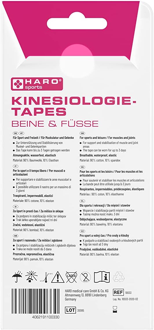 Haro | Kinesiologietapes Beine und Füße