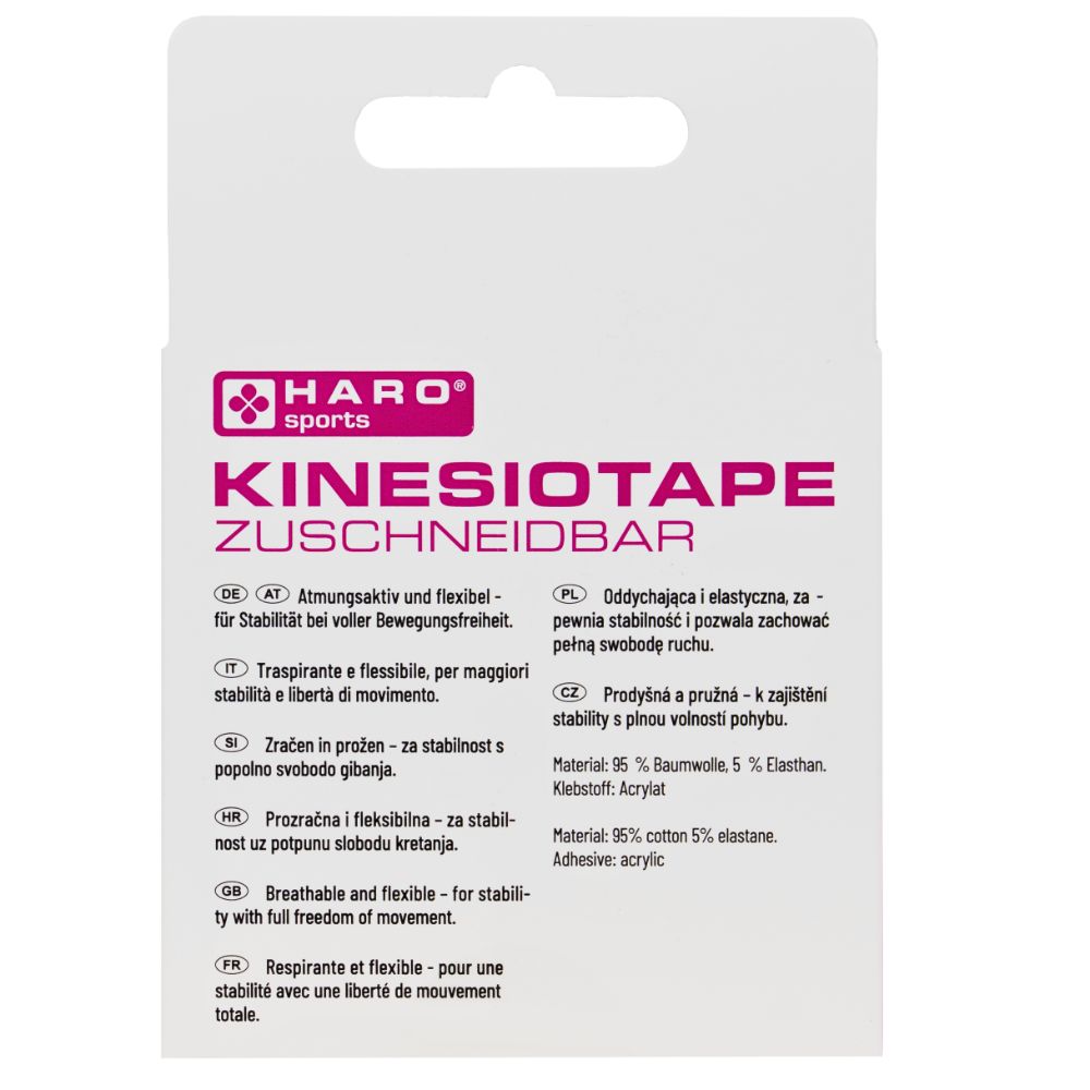 Haro | Kinesiotape auf der Rolle - 1 Rolle (ca. 5 cm x 5 m)