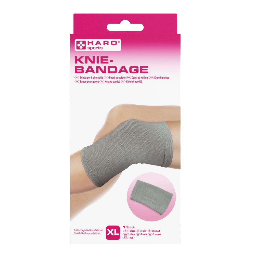Haro | Kniebandage 1 Stück (Small / Medium / Large / X-Large)
