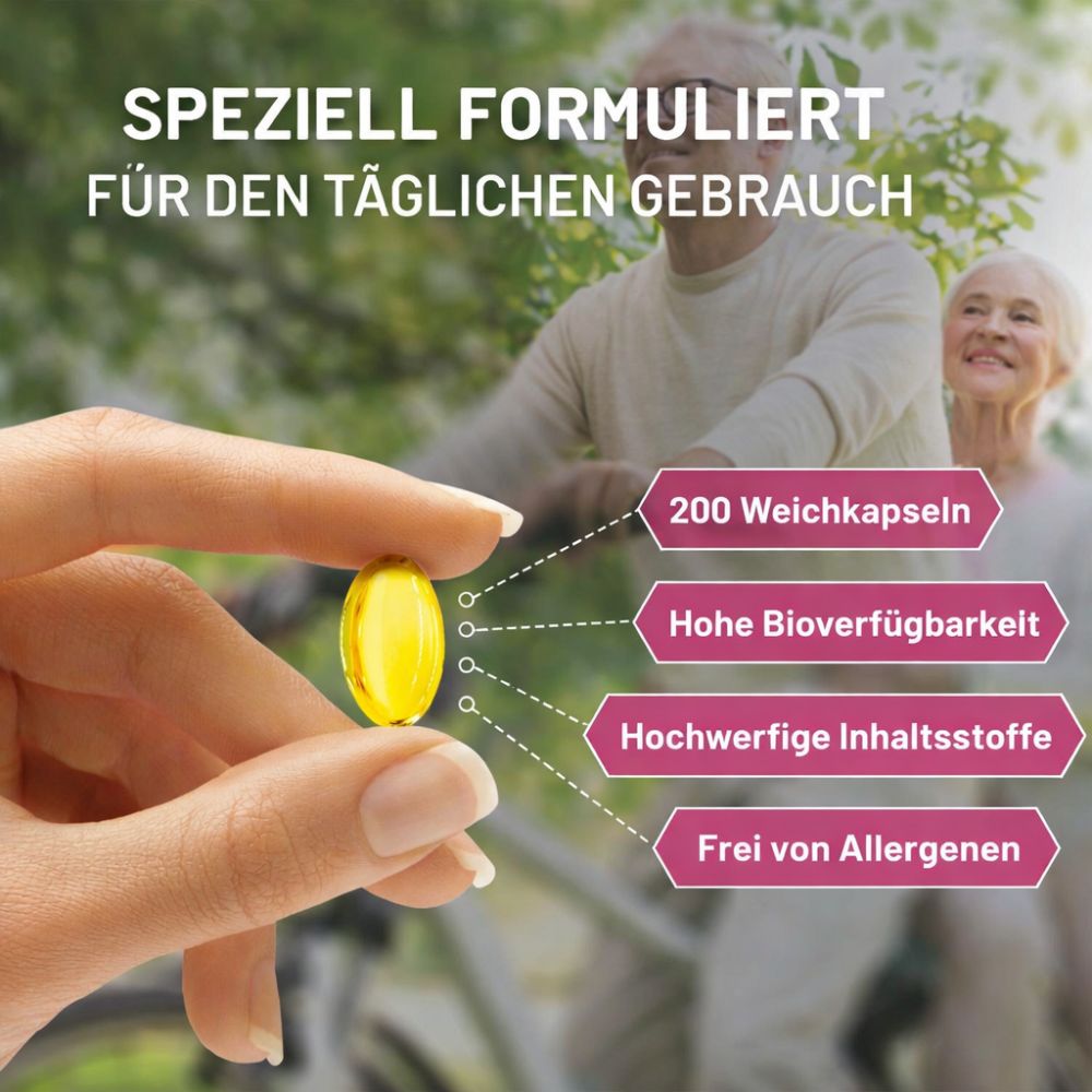 Prowise Healthcare | Hochwertige geruchlose Knoblauchkapseln 45.000 mg - 200 Weichkapseln