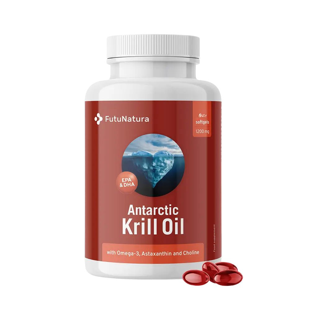 FutuNatura | Omega-3 Krillöl für Herz und Leber - 90 / 240 Weichkapseln