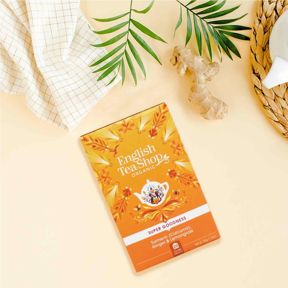 English Tea Company | Kurkuma, Ingwer & Zitronengras - 20 Teebeutel