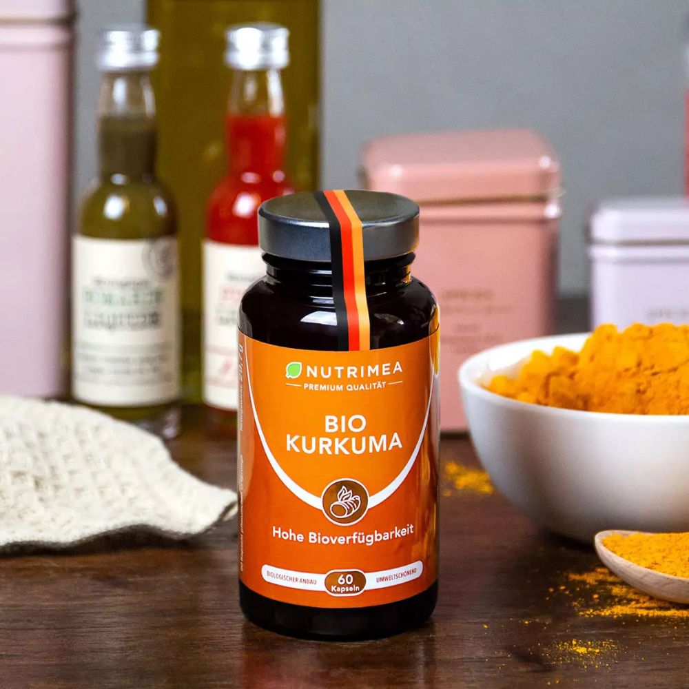Nutrimea | Kurkuma & Ingwer BIO – 60 Kapseln