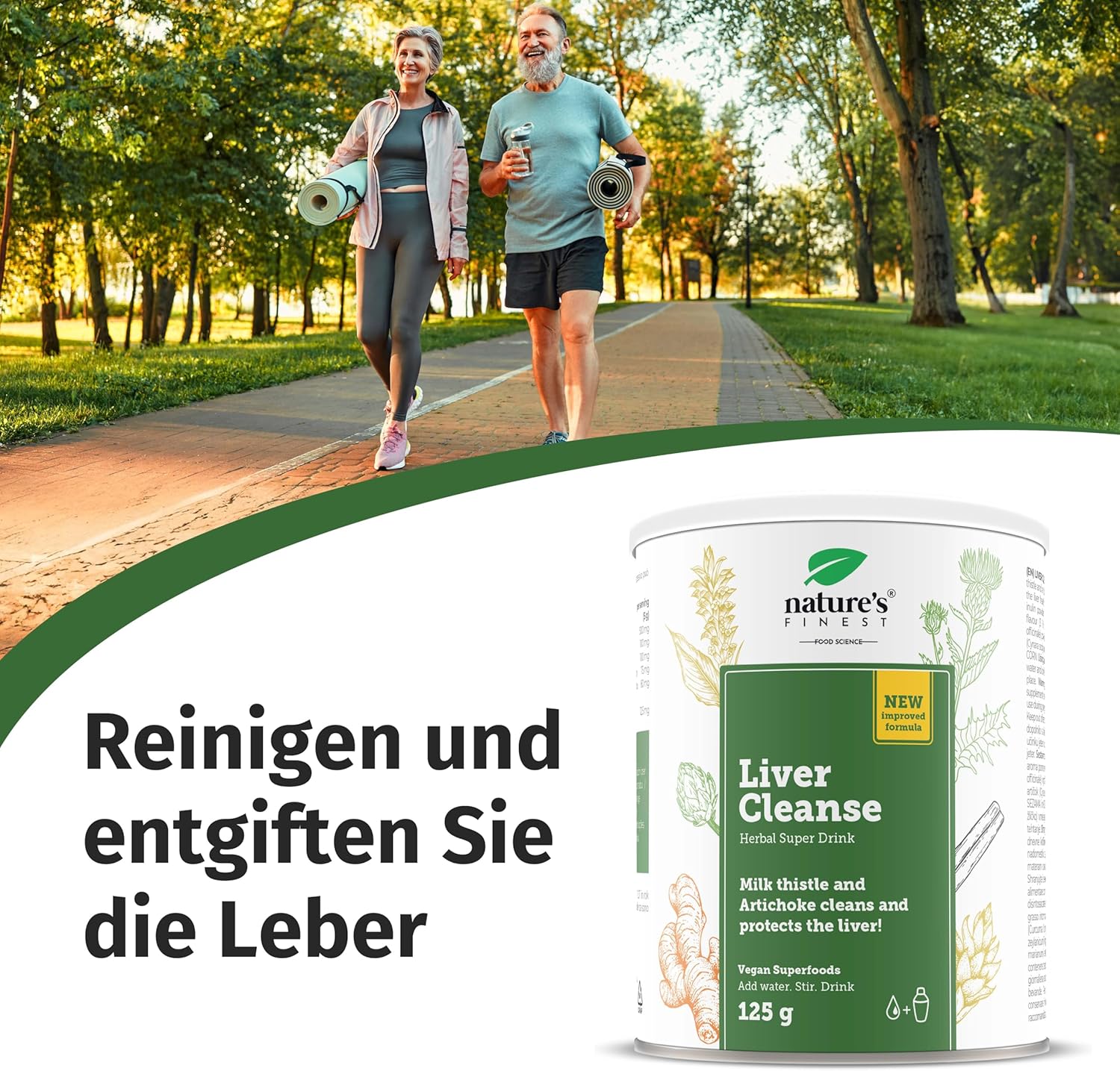 Nature's Finest I Bio Liver Cleanse I Leberreinigung mit Mariendistel und Artischocken