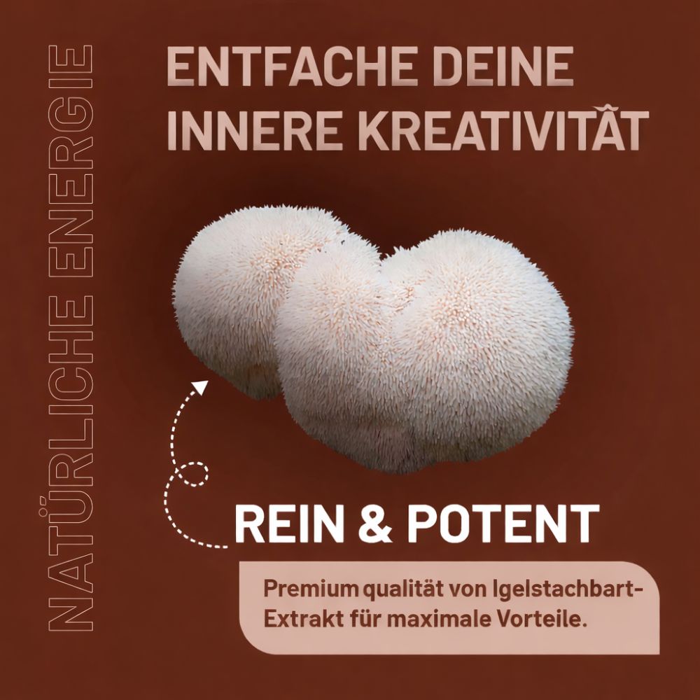 Prowise Healthcare | Löwenmähnen-Pilzpräparat 4000 mg mit Vitamin B1 - 180 Tabletten