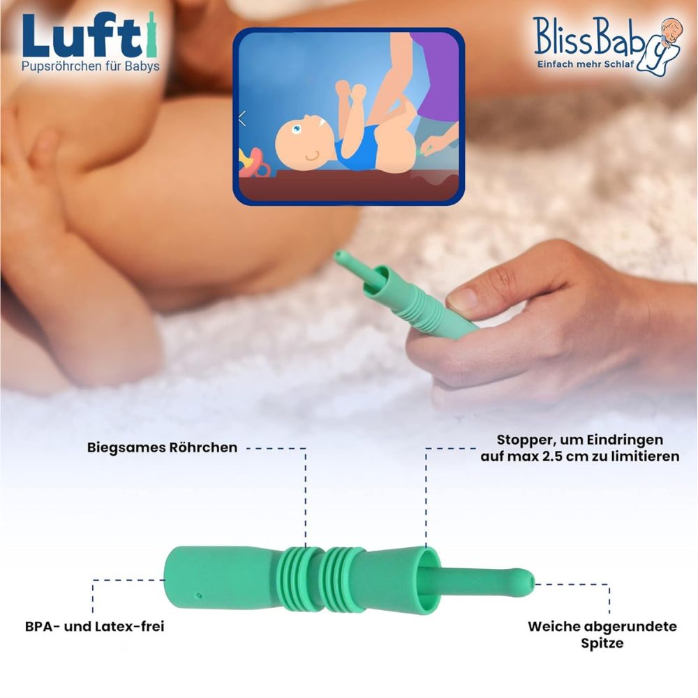 BlissBaby | Lufti Pupsröhrchen für Babys - 10 Stück