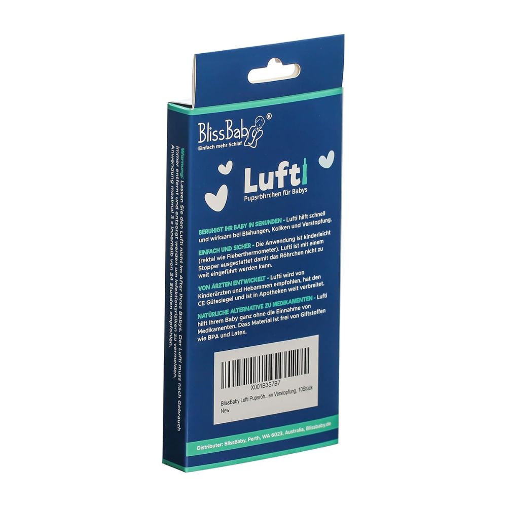 BlissBaby | Lufti Pupsröhrchen für Babys - 10 Stück