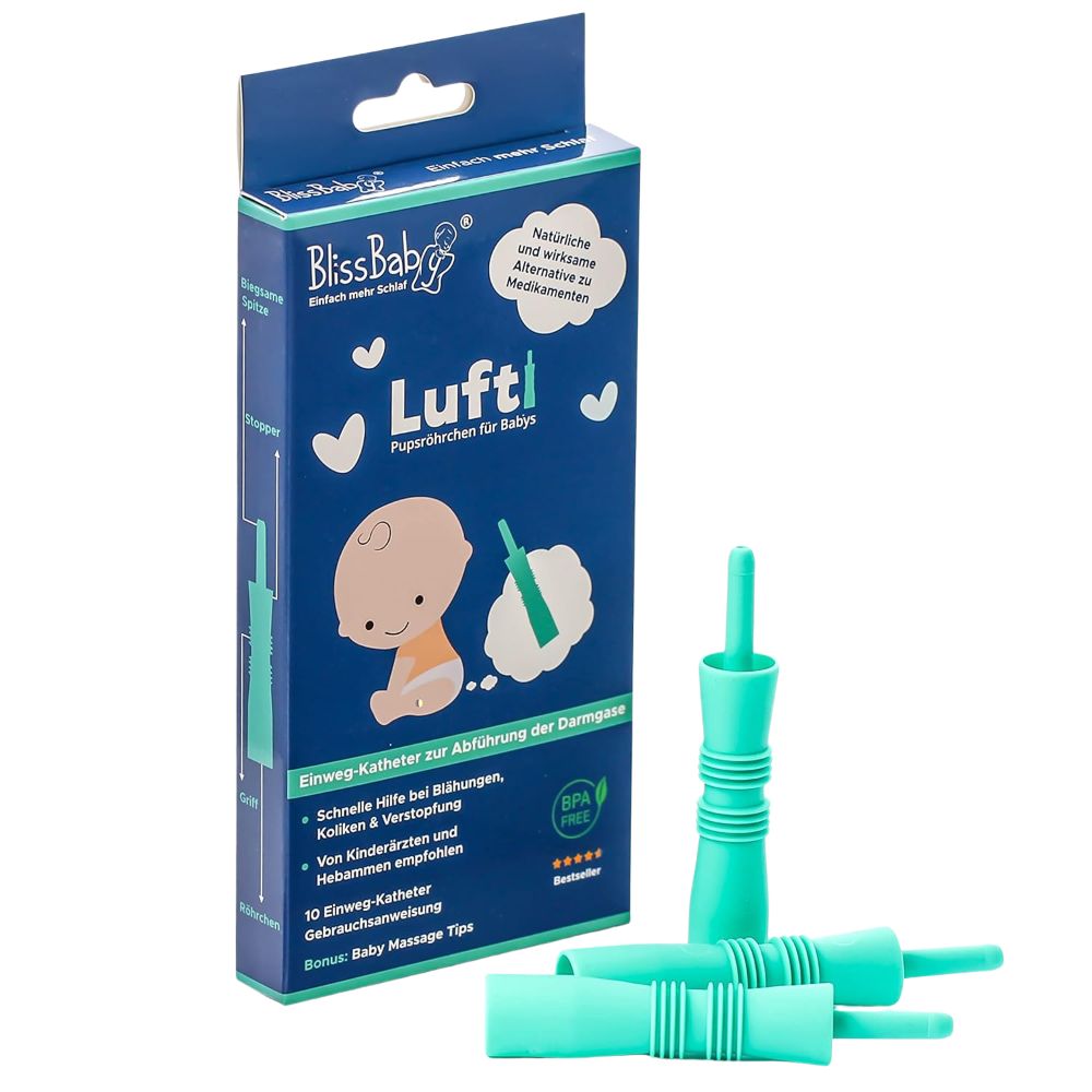 BlissBaby | Lufti Pupsröhrchen für Babys - 10 Stück
