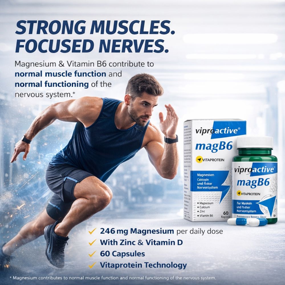 Viproactive | MagB6 – Magnesium für starke Nerven und Muskeln