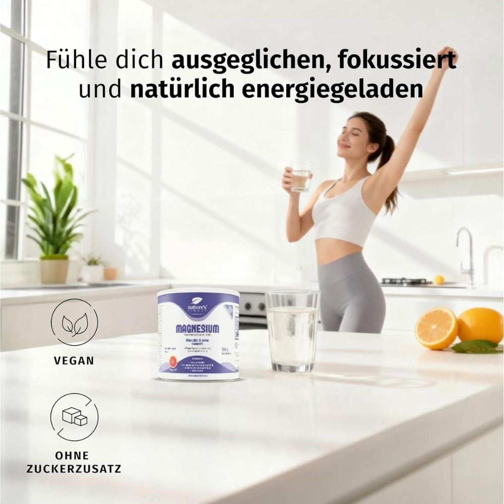 Nature's Finest I Magnesium für Muskeln, Knochen & Energie
