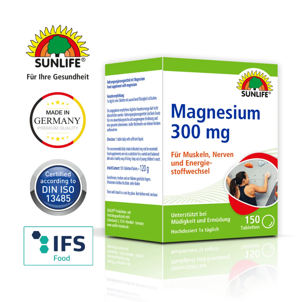 Sunlife | Magnesium 300 Tabletten