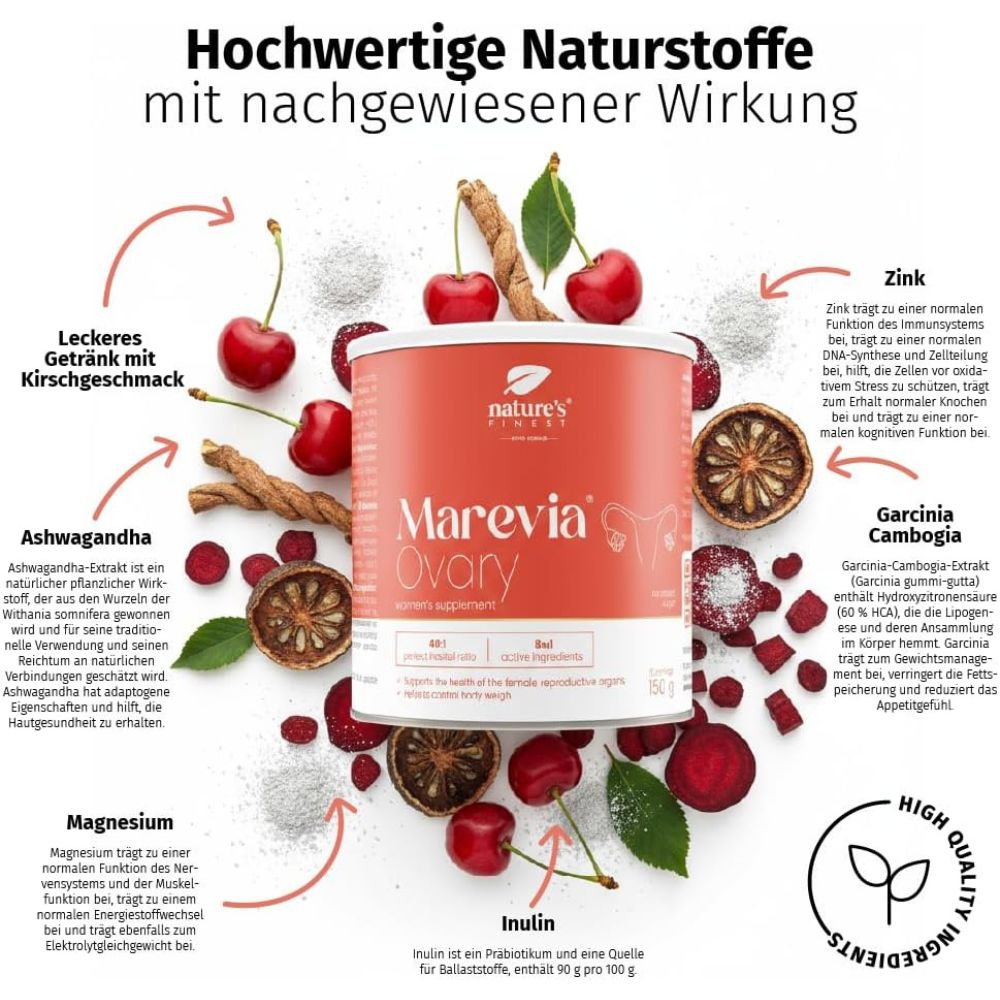 Nature's Finest | Marevia Ovary  – Sanfte Hormonbalance für Frauen