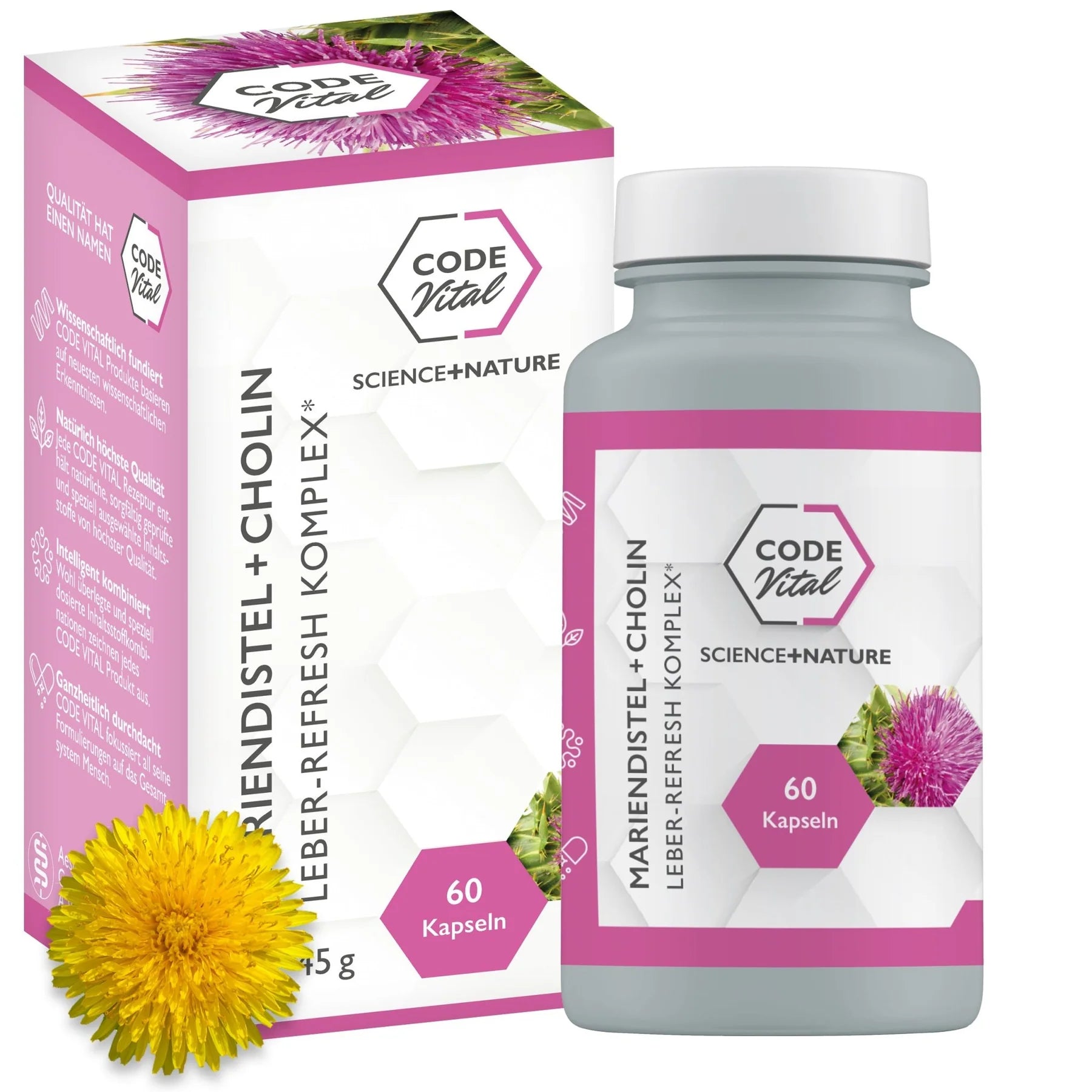 Code Vital Mariendistel + Cholin - LEBER REFRESH KOMPLEX