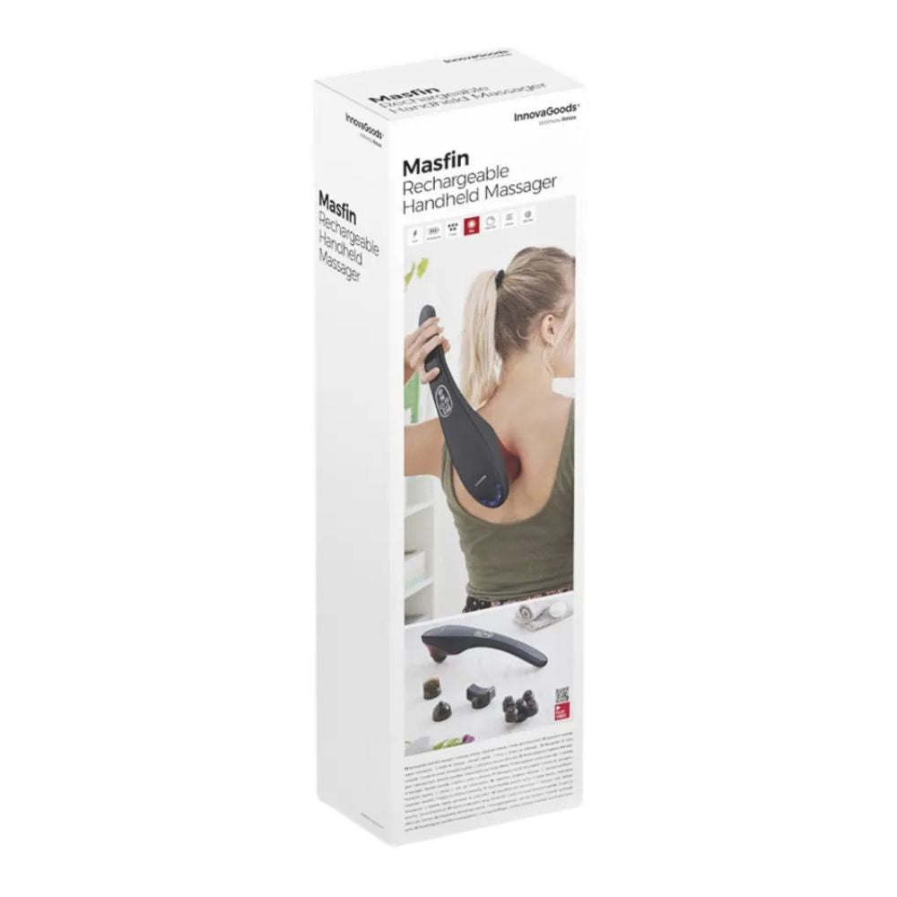 InnovaGoods | Masfin wiederaufladbares Handmassagegerät