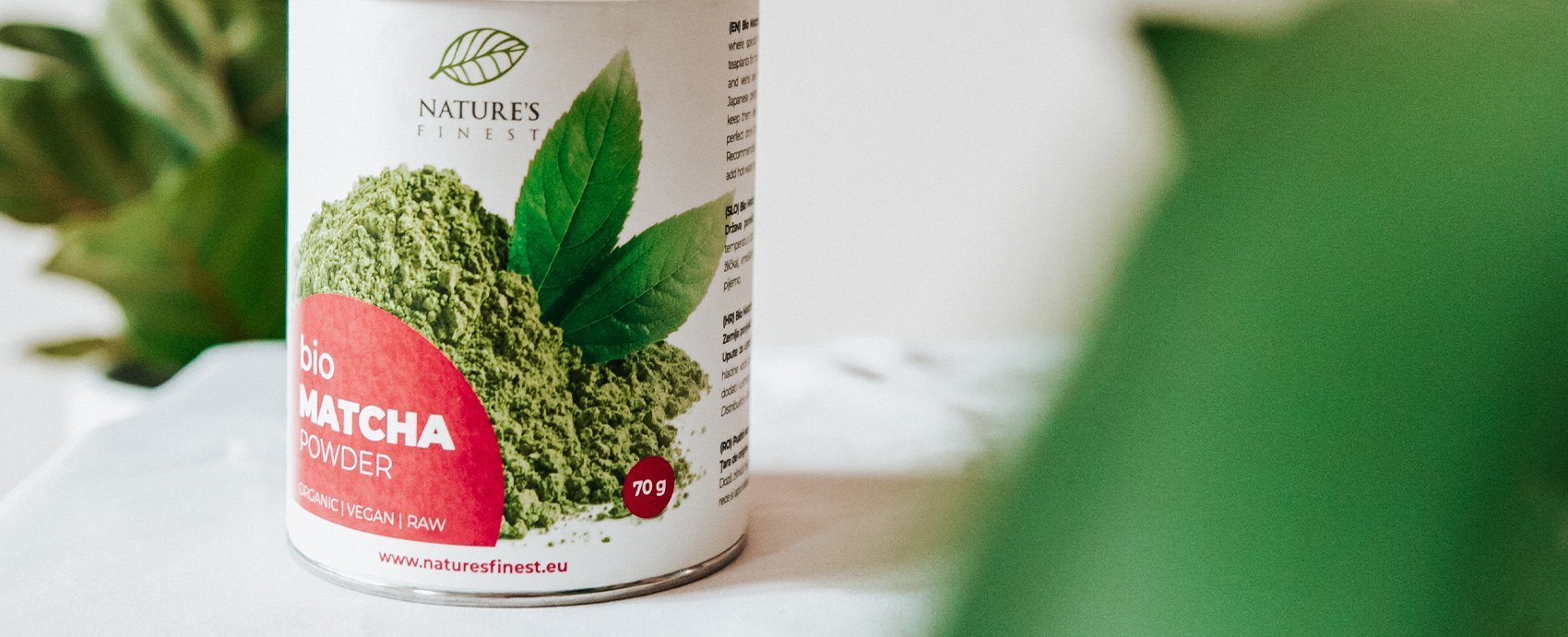 Nature's Finest I Matcha Bio Pulver I Matcha ist die hochwertigste Form von grünem Tee