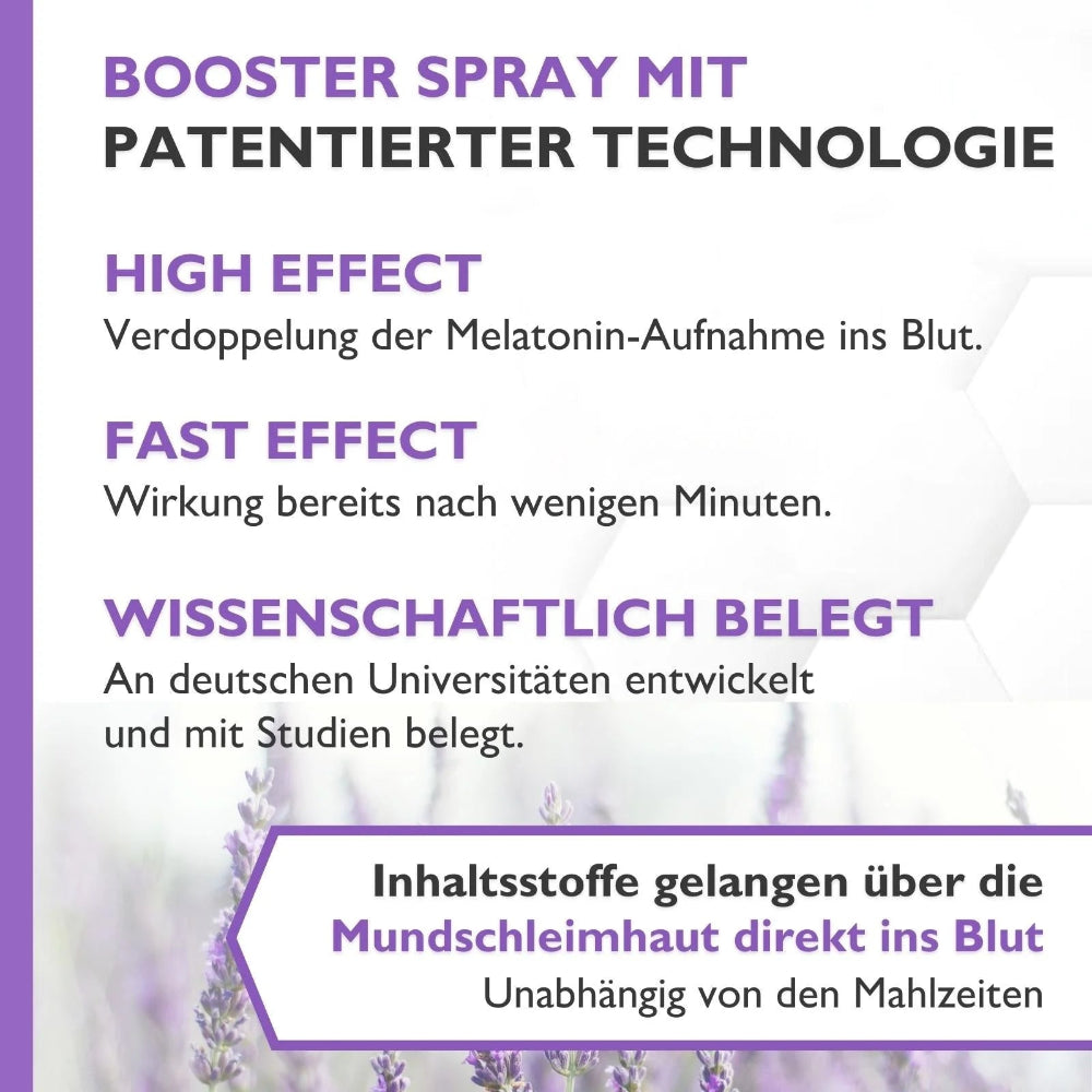 Code Vital | Melatonin - Lavendel- Baldrian Relax Spray - Für erholsamen SCHLAF