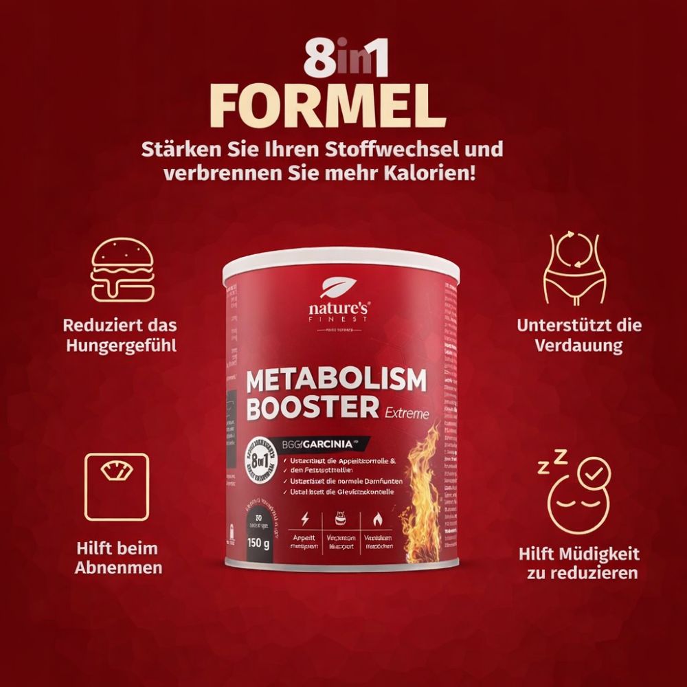 Nature's Finest I Metabolism Booster Extreme - Stärkt Ihren Stoffwechsel
