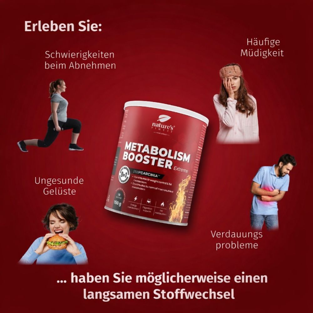 Nature's Finest I Metabolism Booster Extreme - Stärkt Ihren Stoffwechsel