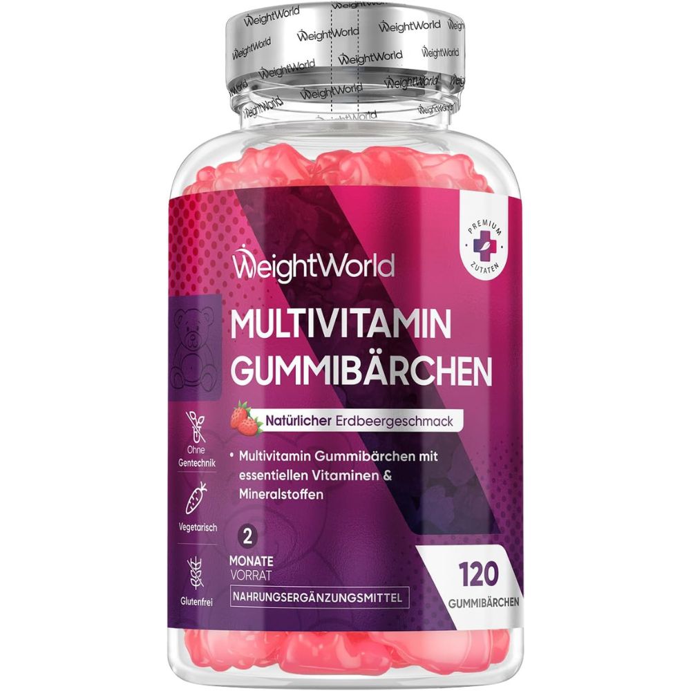 WeightWorld | Multivitamin Gummibärchen - 120 Stück