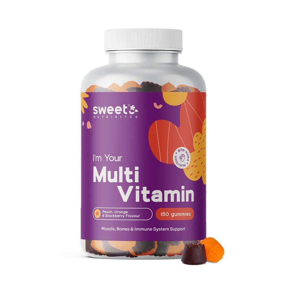 Sweet Nutribites | Multivitamine – Gummibonbons mit 10 Vitaminen - 150 Gummibonbons