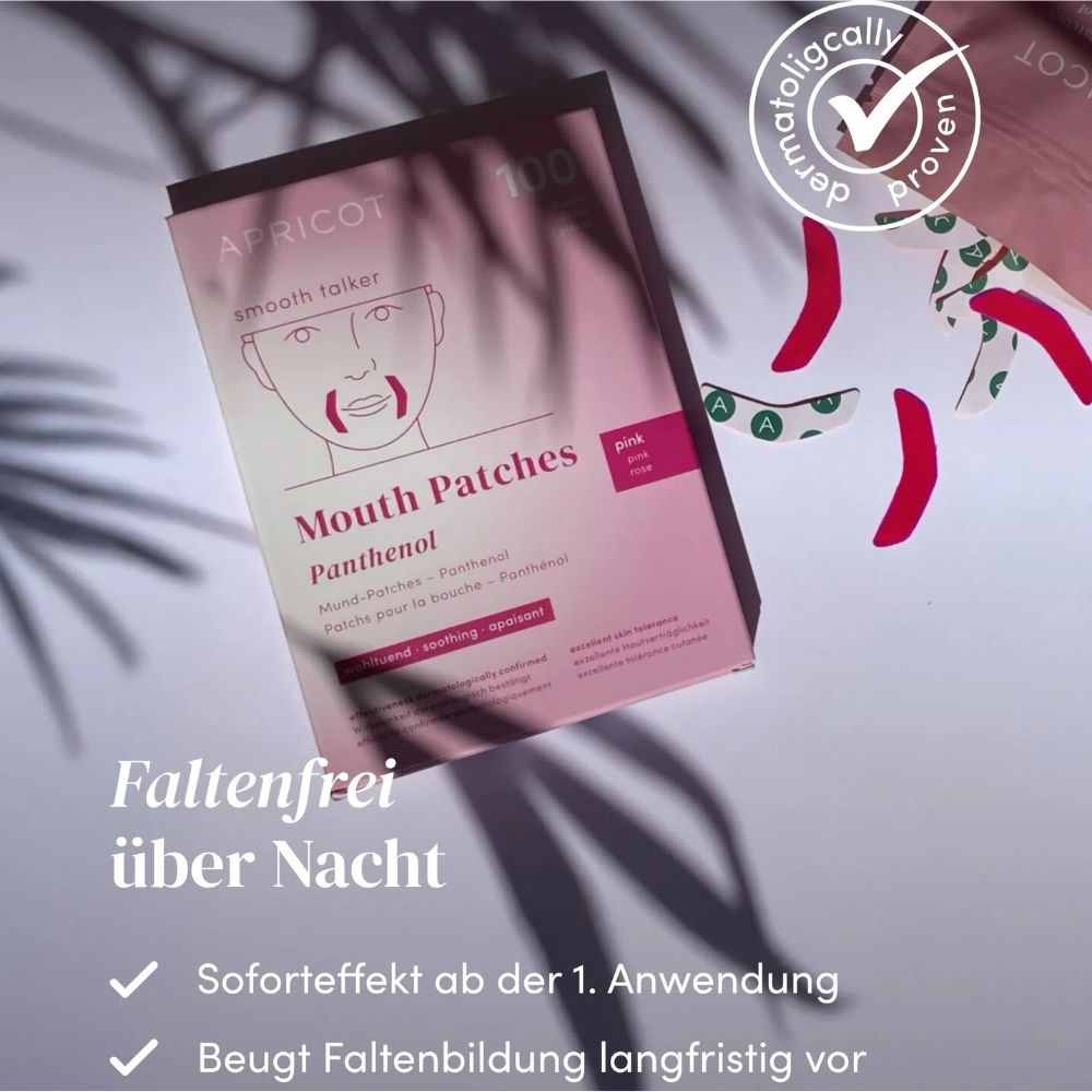 APRICOT | Mund Patches mit Panthenol - 100 Stück