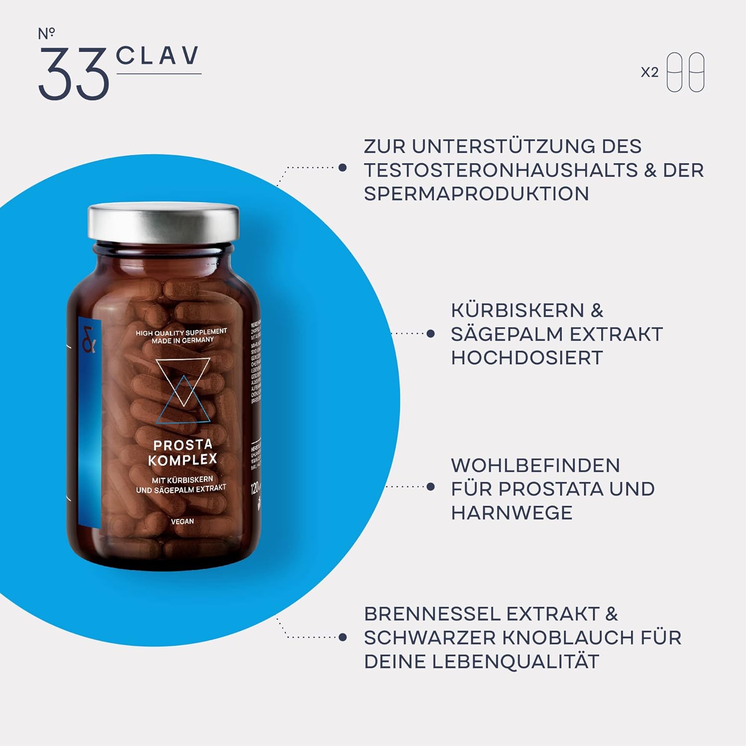 Clav | N°33 PROSTA Saw Palmetto Komplex