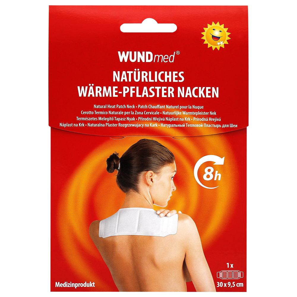 WUNDmed | Nacken Wärme-Pflaster - 1 Stück - 30 x 9,5 cm