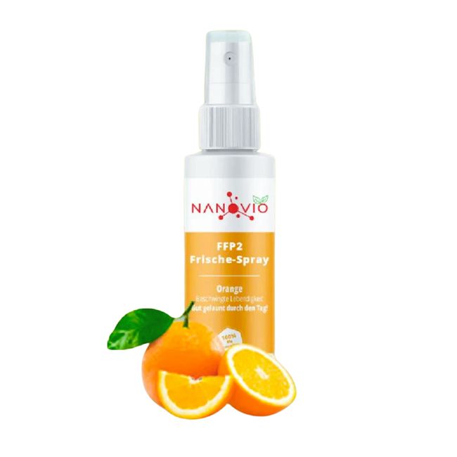 Nanovio | FFP2 Frische-Spray | 5 natürliche Duftnoten | 50ml