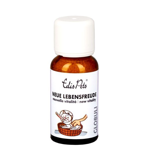 Edis Pets Neue Lebensfreude Bio Bachblüten Globuli für Katzen
