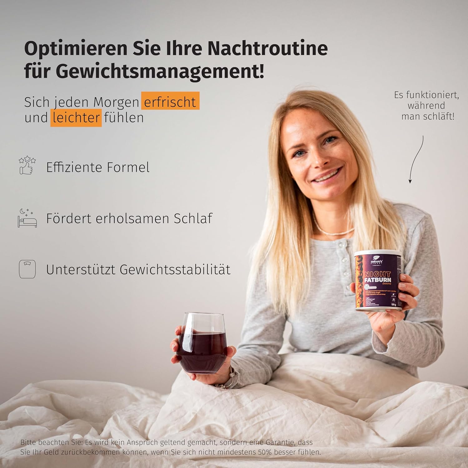 Nature's Finest I Night FatBurn Extreme I Fettverbrennen während dem Schlaf