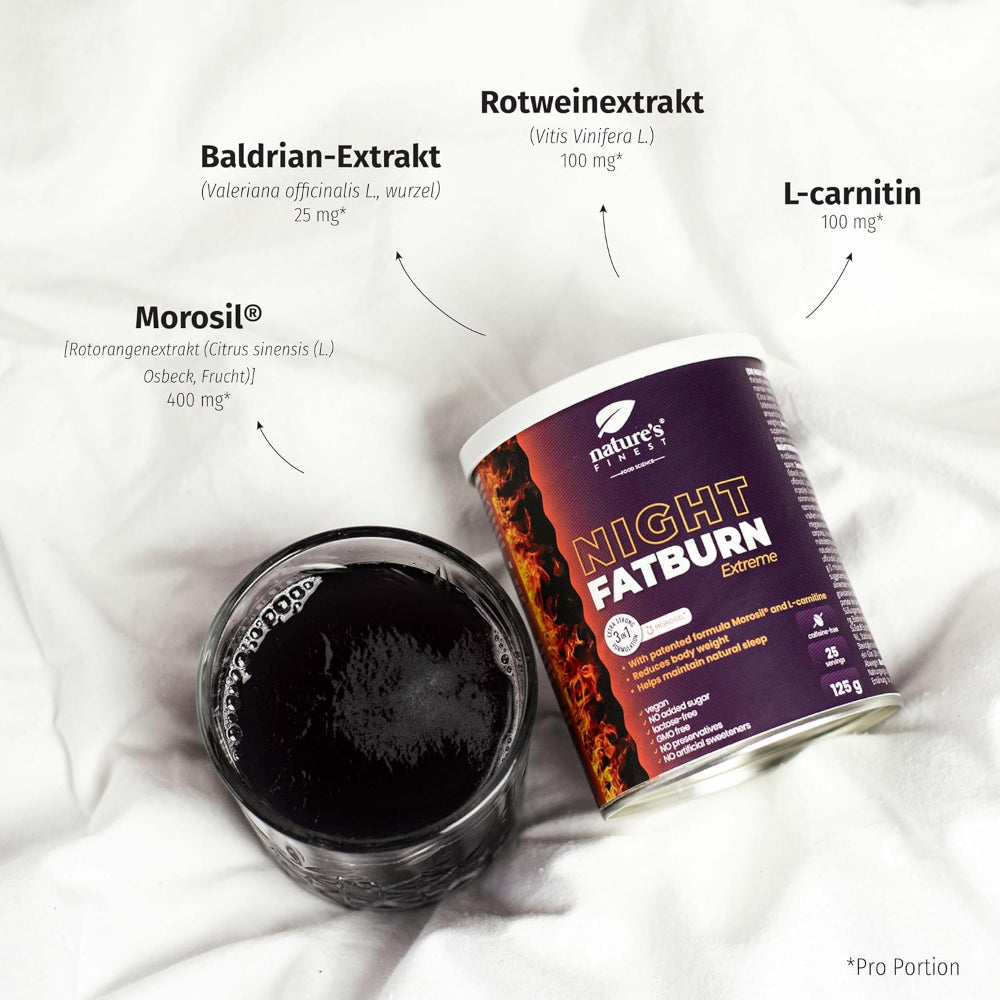 Nature's Finest I Night FatBurn Extreme - Fettverbrennen während dem Schlaf