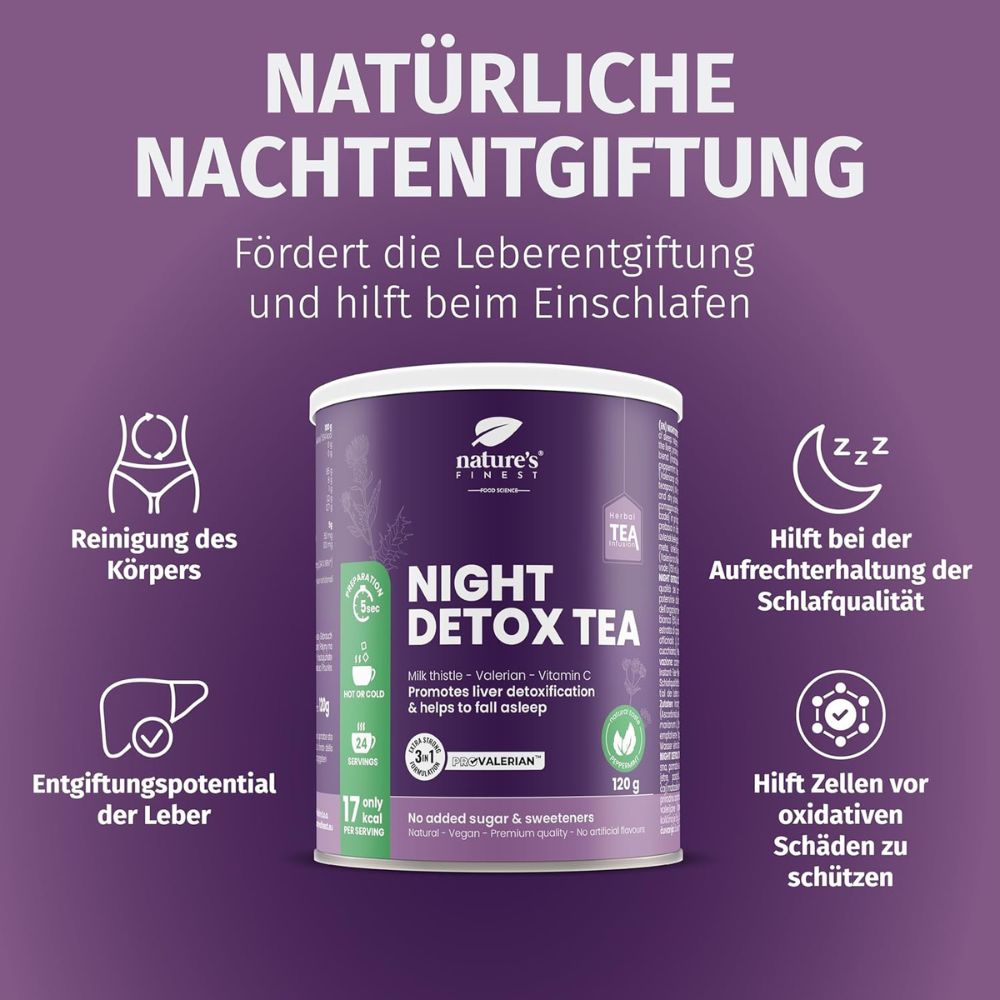 Nature`s Finest | Night Detox-Tee zur nächtlichen Entgiftung & Regeneration