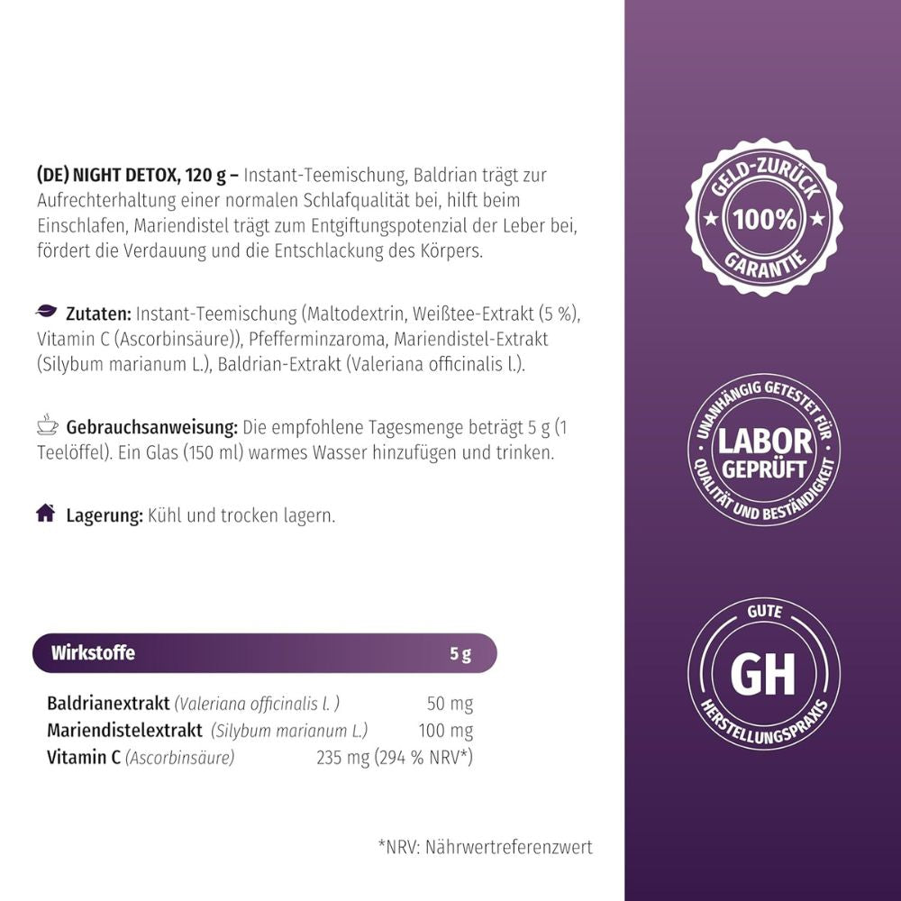 Nature`s Finest | Night Detox-Tee zur nächtlichen Entgiftung & Regeneration