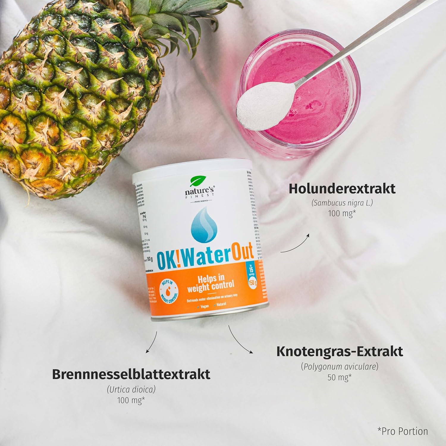 Nature's Finest I OK!WaterOut I Entwässerung gegen Blähungen