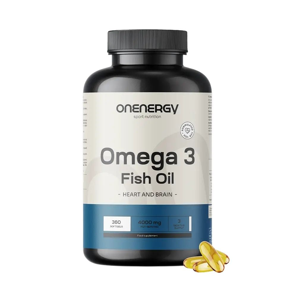 OnEnergy | Omega-3 1000 mg aus Fischöl - 360 Weichkapseln