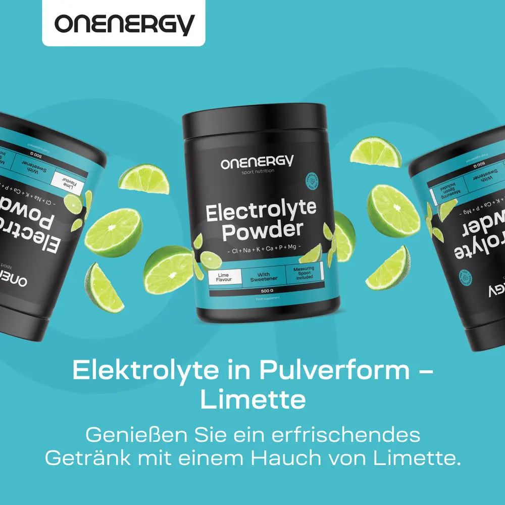 OnEnergy | Elektrolyte in Pulverform – Limette - 500 g