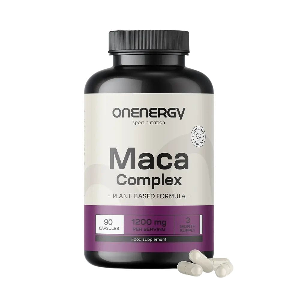 OnEnergy | Maca Komplex 1200 mg Für Energie, Ausdauer und sexuelle Vitalität - 90 Kapseln