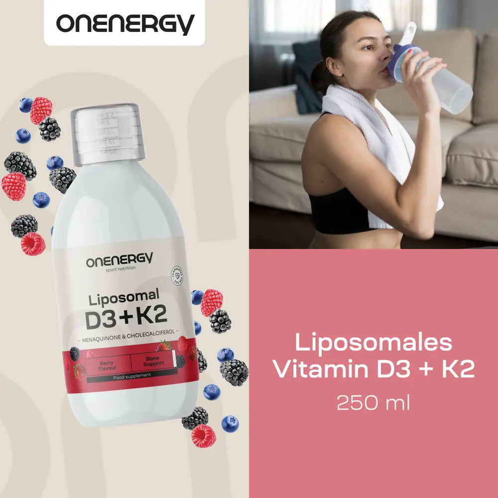 OnEnergy | Liposomales Vitamin D3 + K2 – Flüssig - 250 ml