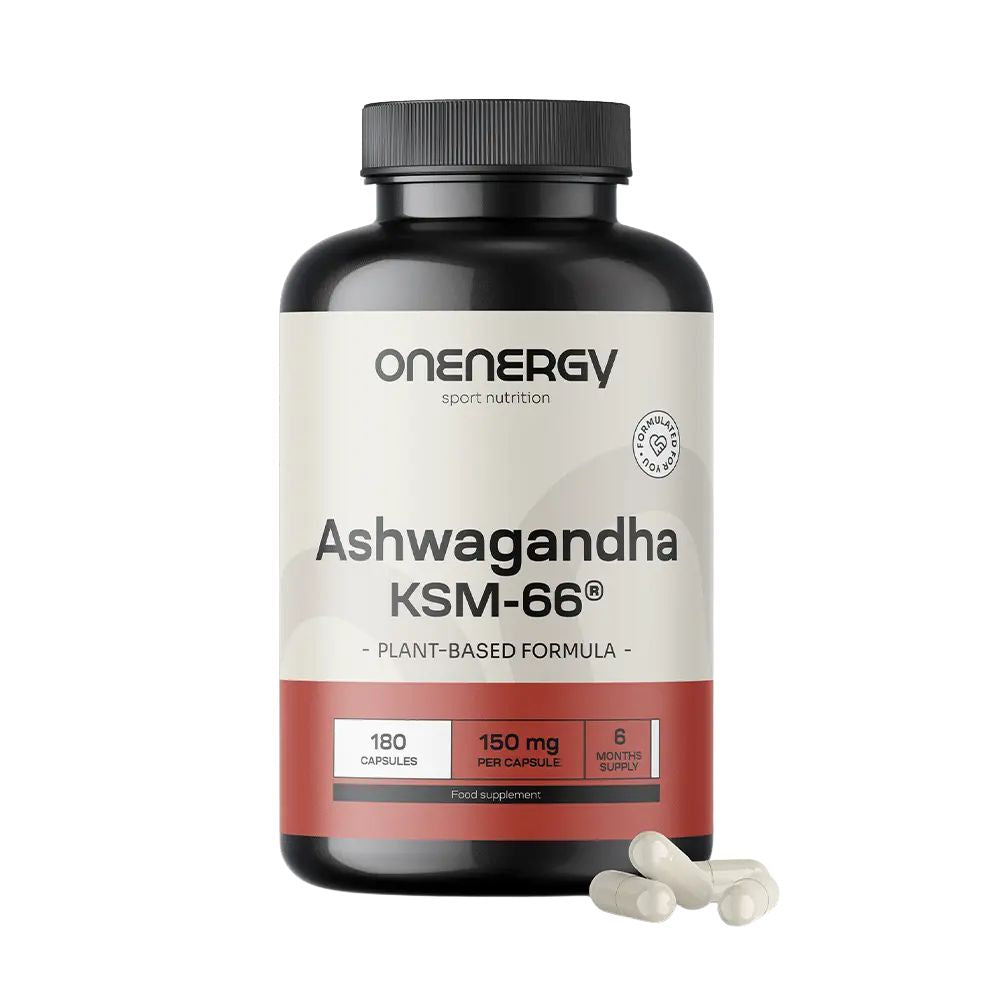 OnEnergy | Ashwagandha KSM-66® für Leistungsfähigkeit - 180 Kapseln