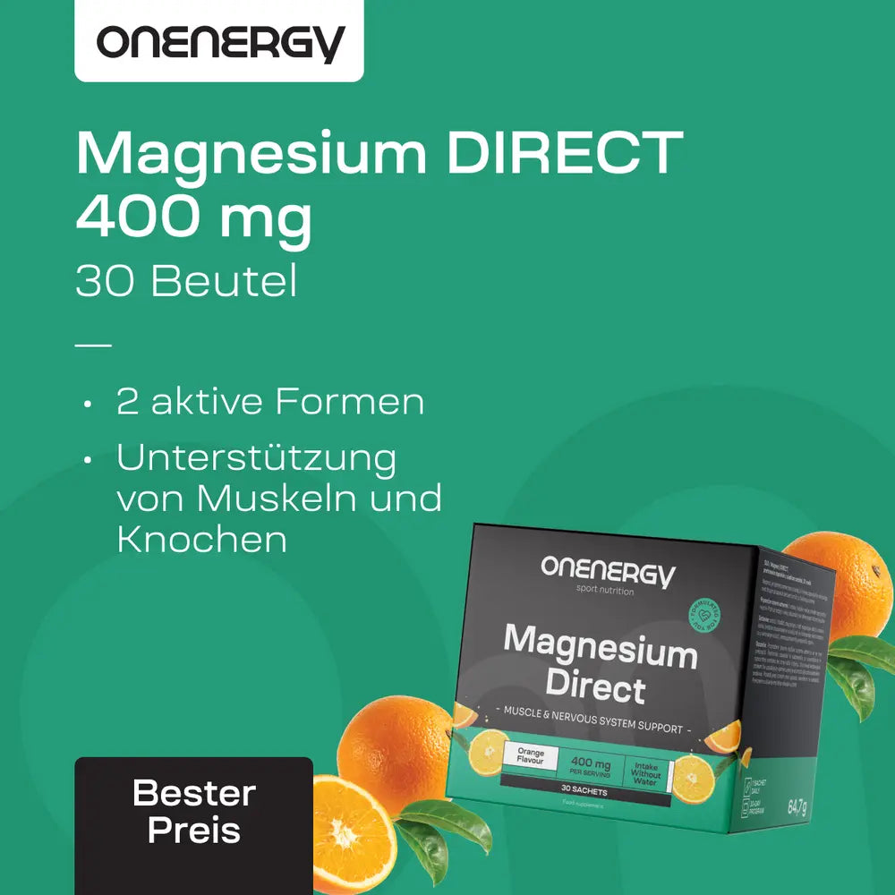 OnEnergy | Magnesium DIRECT 400 mg - 30 Beutel