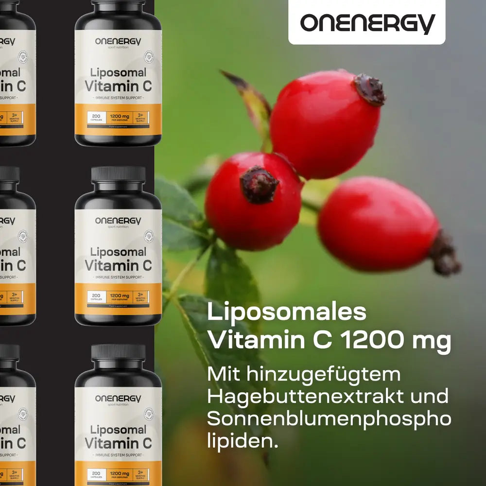 OnEnergy | Liposomales Vitamin C 1200 mg - 200 Kapseln
