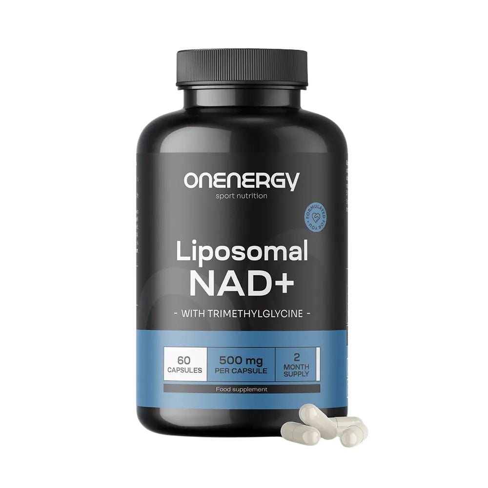 OnEnergy | Liposomales NAD+ 500 mg – mit Trimethylglycin - 60 Kapseln