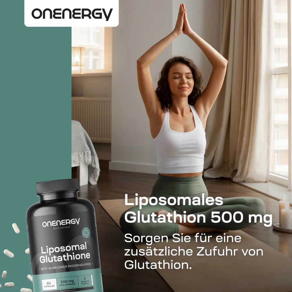 OnEnergy | Liposomales Glutathion 500 mg - 60 Kapseln