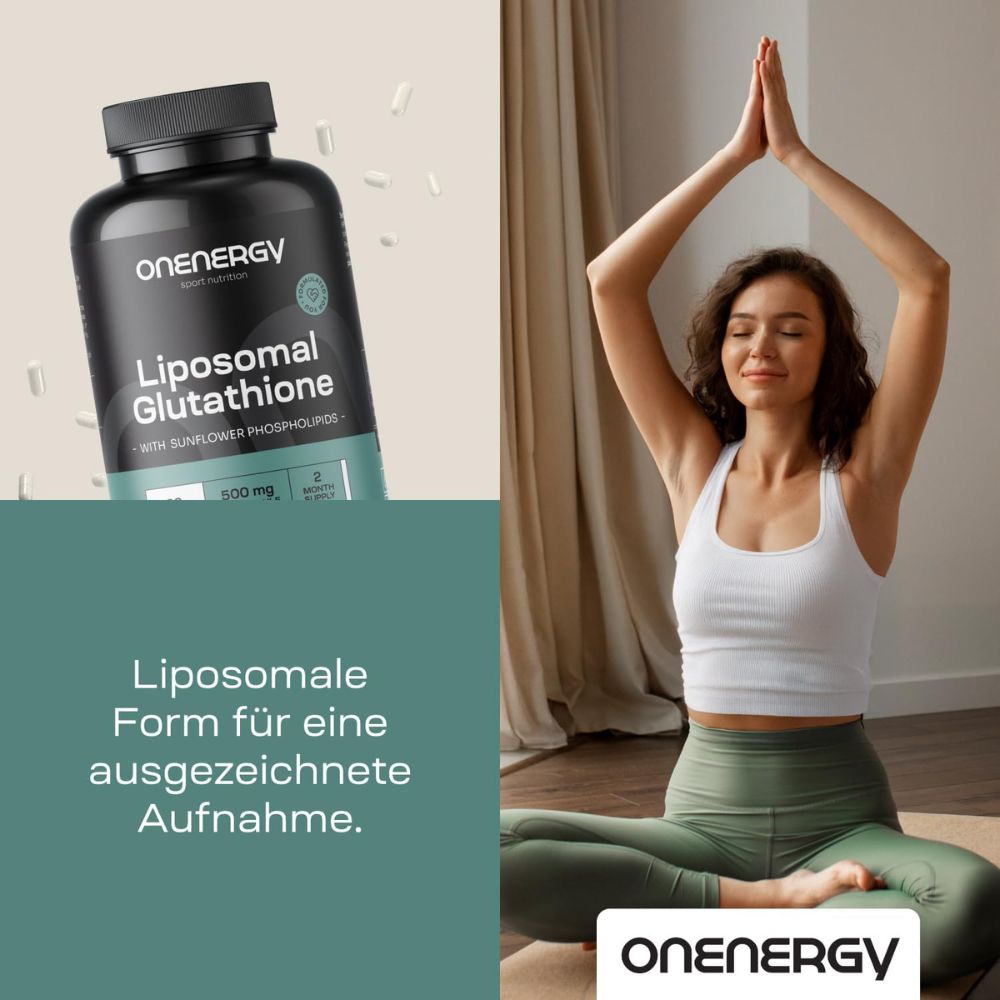 OnEnergy | Liposomales Glutathion 500 mg - 60 Kapseln