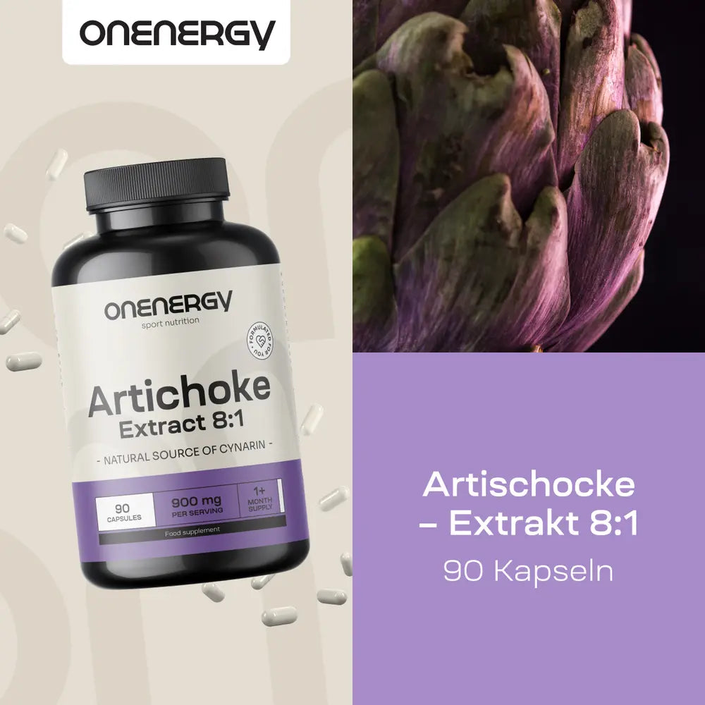 OnEnergy | Artischocke – Extrakt 8:1 - 90 Kapseln