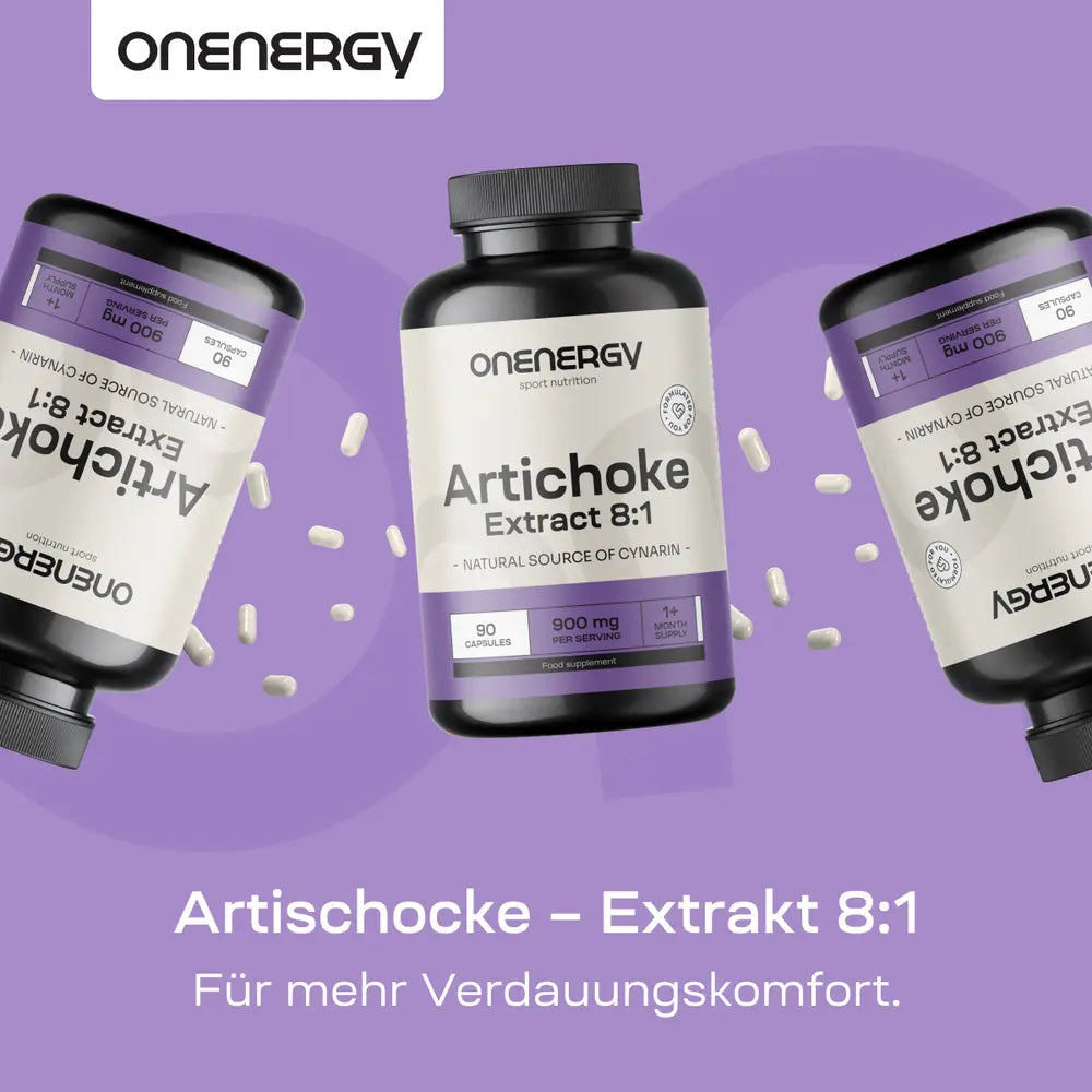 OnEnergy | Artischocke – Extrakt 8:1 - 90 Kapseln