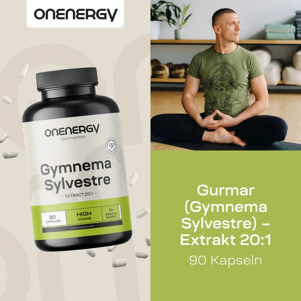 OnEnergy | Gurmar (Gymnema Sylvestre) – Extrakt 20:1 - 90 Kapseln