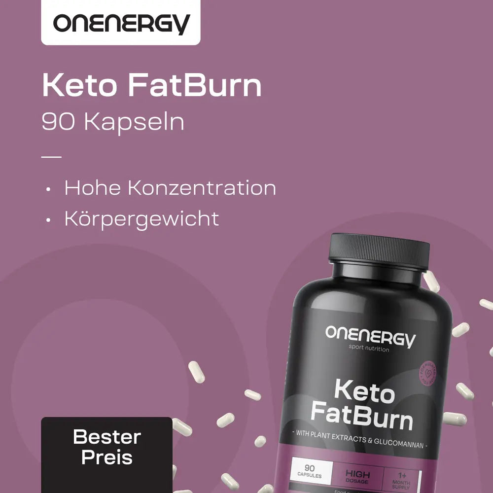 OnEnergy | Keto FatBurn – 90 Kapseln