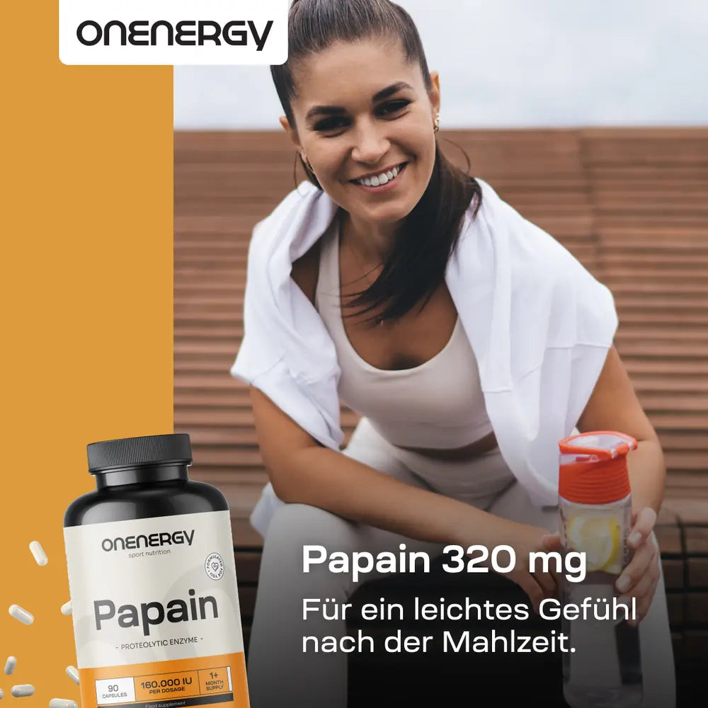 OnEnergy | Papain 320 mg – 90 Kapseln