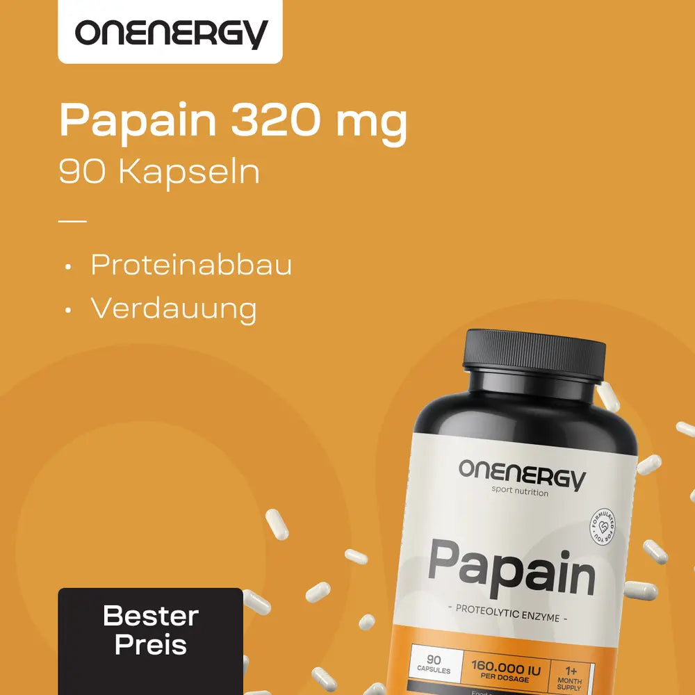 OnEnergy | Papain 320 mg – 90 Kapseln